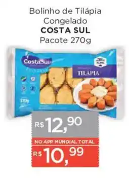 Supermercados Mundial Bolinho de Tilápia Congelado oferta