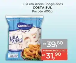 Supermercados Mundial Lula em anéis congelados oferta