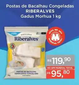 Supermercados Mundial Postas de bacalhau congeladas riberalves oferta