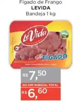 Supermercados Mundial Fígado de frango oferta