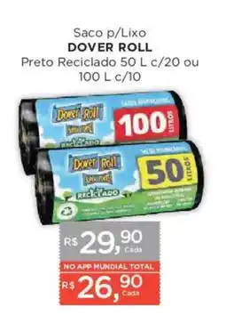 Supermercados Mundial Saco p/Lixo Dover Roll oferta