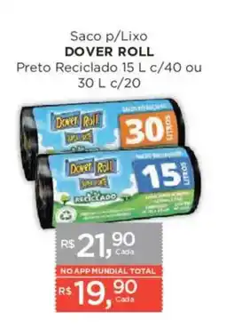Supermercados Mundial Saco p/Lixo Dover Roll oferta