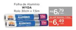 Supermercados Mundial Folha de Alumínio Wyda oferta