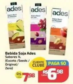 Supermercado Jacomar Bebida Soja Ades Sabores 1L oferta