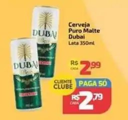 Supermercado Jacomar Cerveja Puro Malte Dubai oferta