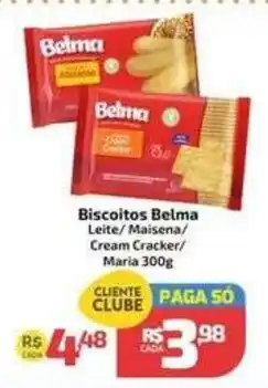 Supermercado Jacomar Biscoitos Belma Leite/ Maissena/ Cream Cracker/ Maria oferta