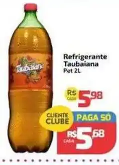 Supermercado Jacomar Refrigerante Taubaiana Pet 2L oferta