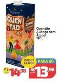 Supermercado Jacomar Quentão Aliança sem Álcool oferta