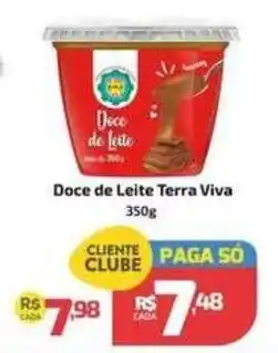Supermercado Jacomar Doce de Leite Terra Viva oferta