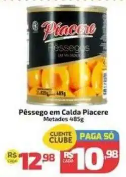 Supermercado Jacomar Pêssego em Calda Piacere oferta