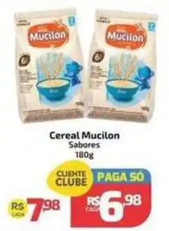 Supermercado Jacomar Cereal Mucilon Sabores oferta