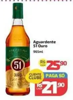 Supermercado Jacomar Aguardente 51 Ouro oferta