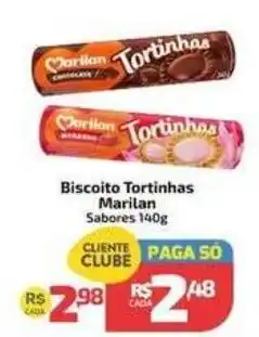 Supermercado Jacomar Biscoito Tortinhas Marilan oferta