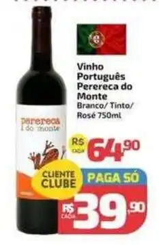 Supermercado Jacomar Vinho Português Perereca do Monte Branco/ Tinto/ Rosé oferta