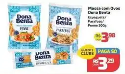 Supermercado Jacomar Massa com Ovos Dona Benta oferta