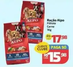 Supermercado Jacomar Ração Alpo Filhote Carne oferta
