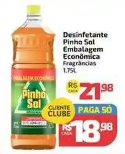 Supermercado Jacomar Desinfetante Pinho Sol Embalagem Econômica Fragrâncias oferta