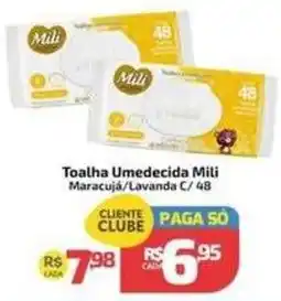 Supermercado Jacomar Toalha Umedecida Mili oferta