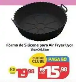 Supermercado Jacomar Forma de Silicone para Air Fryer Lyor oferta