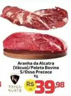 Supermercado Jacomar Aranha da Alcatra (Vácuo)/Paleta Bovina 5/Osso Precoce oferta