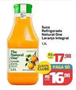 Supermercado Jacomar Suco refrigerado natural one laranja integral oferta