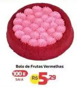 Supermercado Jacomar Bolo de Frutas Vermelhas oferta