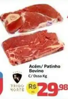 Supermercado Jacomar Acém/ Patinho Bovino oferta
