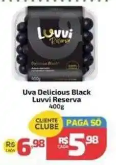 Supermercado Jacomar Uva Delicious Black Luvi Reserva oferta