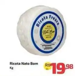 Supermercado Jacomar Ricota nato bom oferta