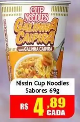 Supermercado Kibe Nissin cup noodles sabores oferta