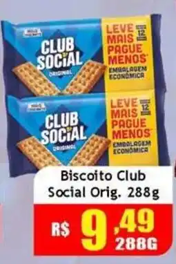 Supermercado Kibe Biscoito Club Social Orig. oferta