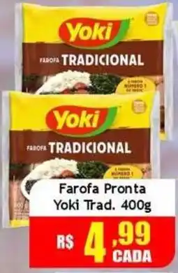 Supermercado Kibe Farofa pronta yoki trad oferta