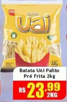 Supermercado Kibe Batata uai palito pré frita oferta