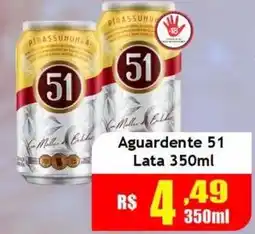 Supermercado Kibe Aguardente 51 oferta