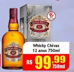Supermercado Kibe Whisky Chivas 12 anos oferta