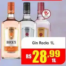 Supermercado Kibe Gin rocks 1l oferta