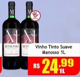Supermercado Kibe Vinho Tinto Suave Manosso oferta