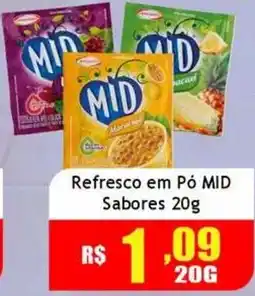 Supermercado Kibe Refresco em Pó MID oferta
