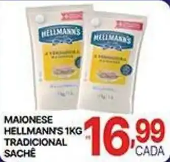 Maionese hellmann's tradicional sachê
