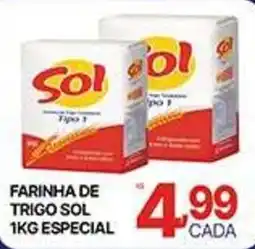 Supermercados Santa Helena Farinha de trigo sol 1kg especial oferta