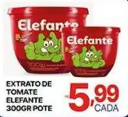 Supermercados Santa Helena Extrato de tomate elefante oferta