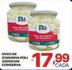 Supermercados Santa Helena ovos de codorna poli oferta