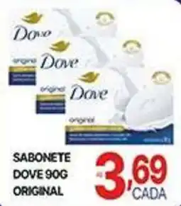 Supermercados Santa Helena Sabonete dove 90g original oferta