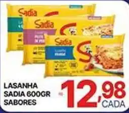 Supermercados Santa Helena Lasanha sadia 600gr sabores oferta