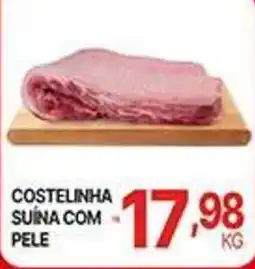 Supermercados Santa Helena Costelinha suína com pele oferta