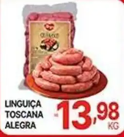 Supermercados Santa Helena Linguiça Toscana Alegre oferta