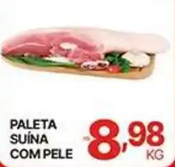 Supermercados Santa Helena paleta suína com pele oferta