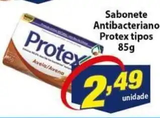 Vencedor Atacadista Sabonete Antibacteriano Protex tipos 85g oferta
