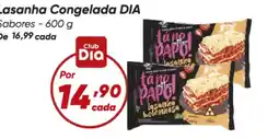 Dia Dia - lasanha congelada oferta