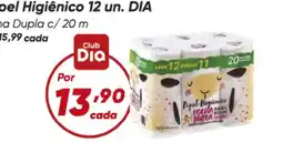 Dia Dia - papel higiênico 12 un oferta